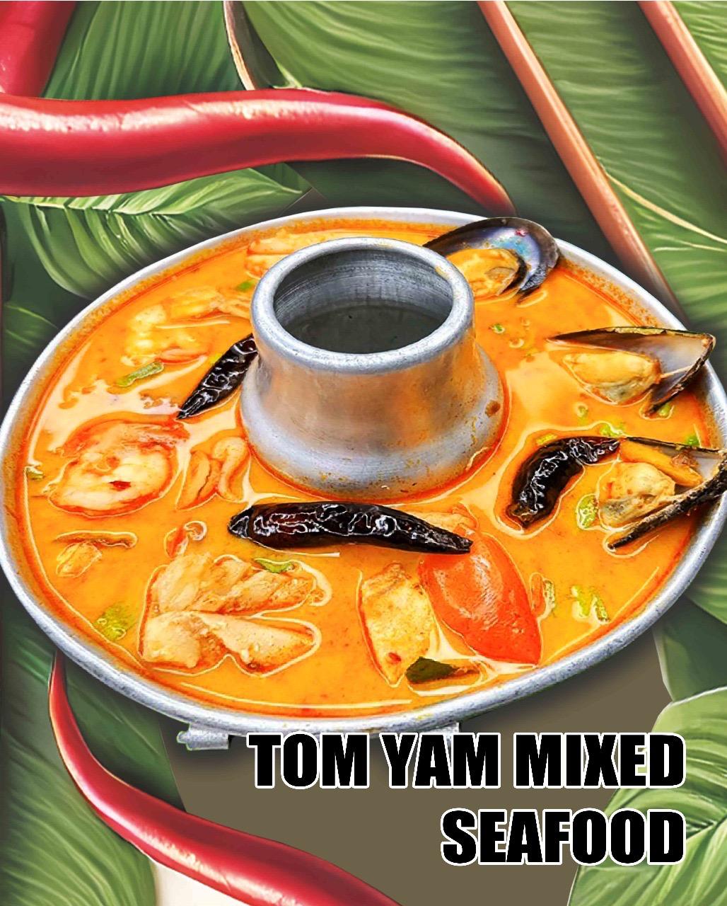 HS Miracle Restaurant — Tom Yam Mixed Seafood